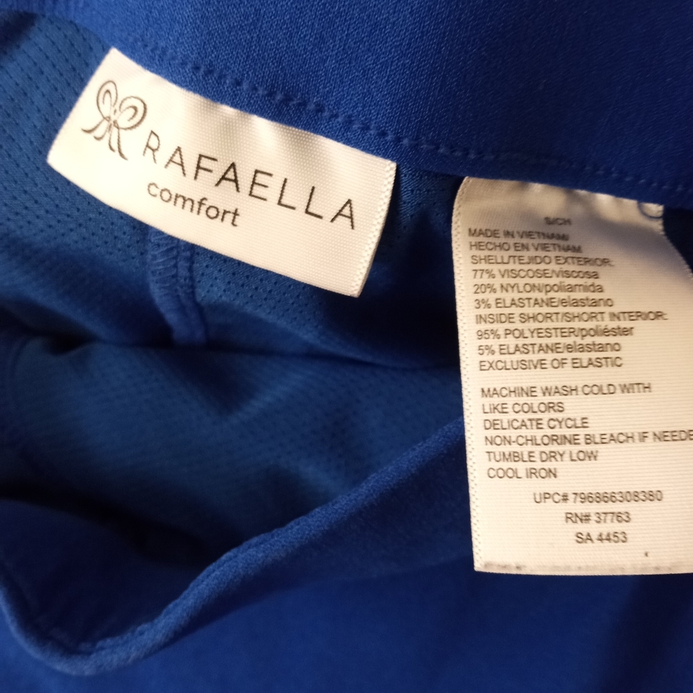 Rafella Summer Jewel Blue Skorts - Size: S - Picture 13 of 14